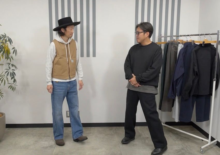 ハラ（178cm、60kg）は「ギャップ」の●●サイズ、キクチさん（171cm、70kg）は「GU」の●●サイズを着用