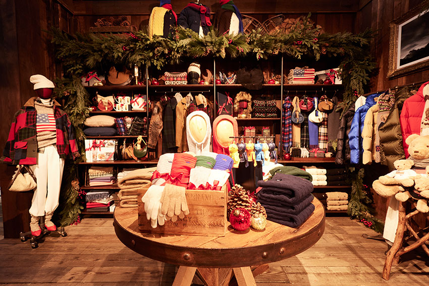 ★希少★POLO RALPH LAUREN ラルフローレン　木製　ディスプレイ 六本木に“山間のロッジ”が出現！ラルフ ローレンの世界観が凝縮した