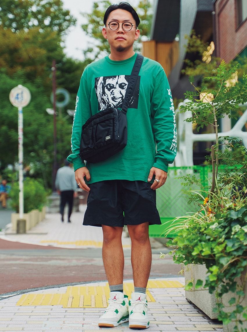 ストリート薫る“長袖×短パン”。季節の狭間にちょうどいい、好バランスをスナップで - 2枚目の画像