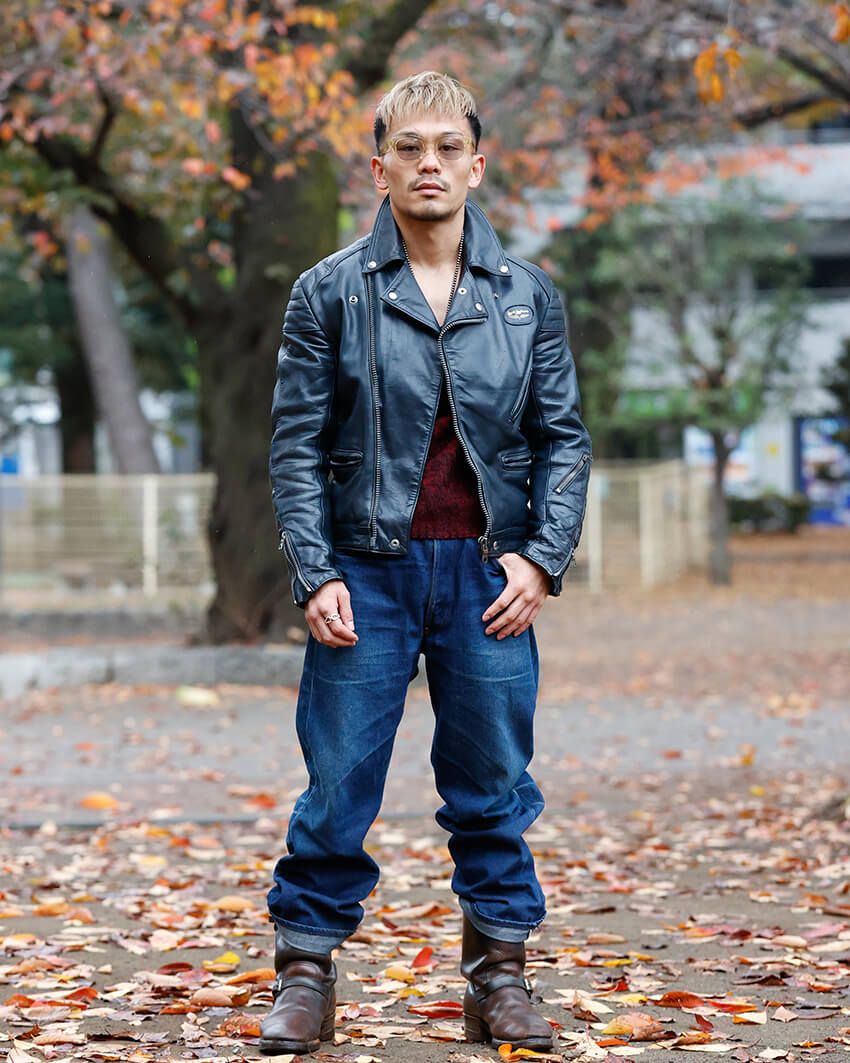 アメカジボクサー堤 聖也の“革ジャン＆デニム”パパラッチ。「欲しい服のためなら徹夜で並ぶ」 - 3枚目の画像