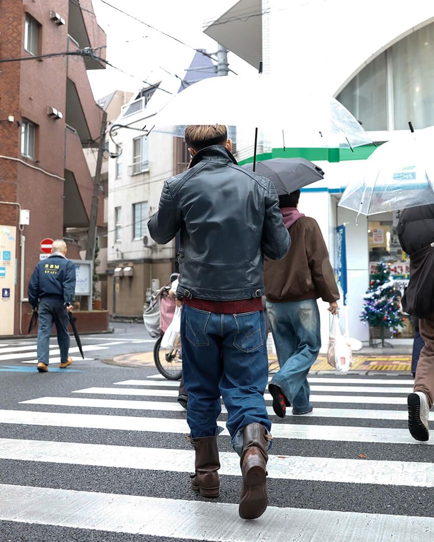 アメカジボクサー堤 聖也の“革ジャン＆デニム”パパラッチ。「欲しい服のためなら徹夜で並ぶ」 - 18枚目の画像
