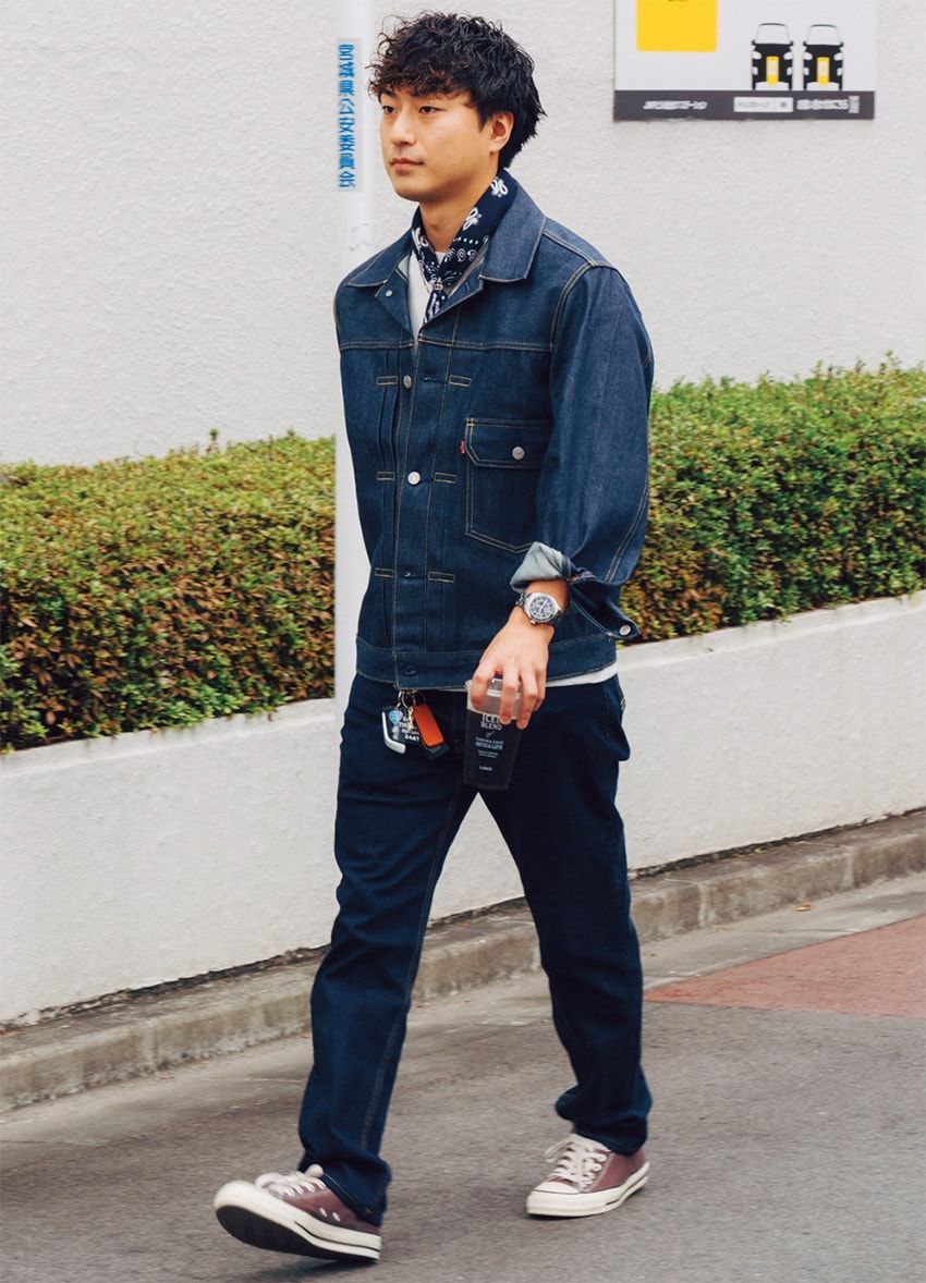 仙台の“伊達男”25名をキャッチ！ 白シャツ、スウェット、Gジャンetc. シンプルで洒落ていた大人たち - 5枚目の画像