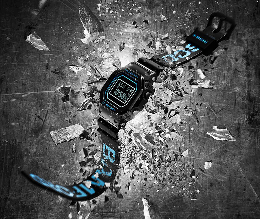 G-SHOCK BAMFORD 限定版 デジタル腕時計 争奪戦必至のG-SHOCK】みんなの大好物「5600系」がBAMFORD仕様に！その