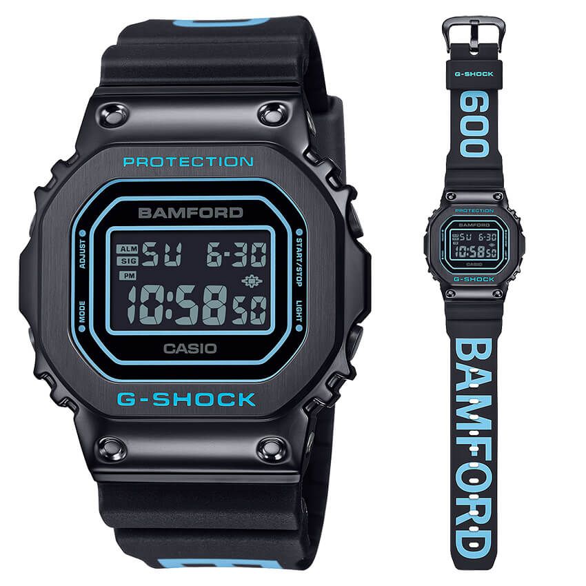 「GM-5600BWD-1JR」樹脂ケース、縦49.6×横43.2㎜、クオーツ。3万8500円［CASIOオンラインストアにて抽選申込予約受付中］／カシオ計算機 0120-088925