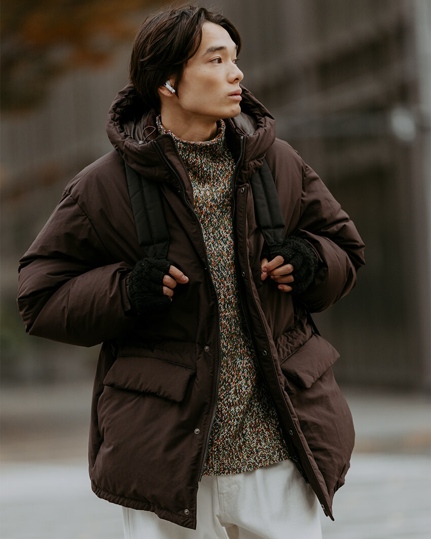 グリーンレーベル リラクシング」の“技アリ”ダウンで真冬を乗り切る！