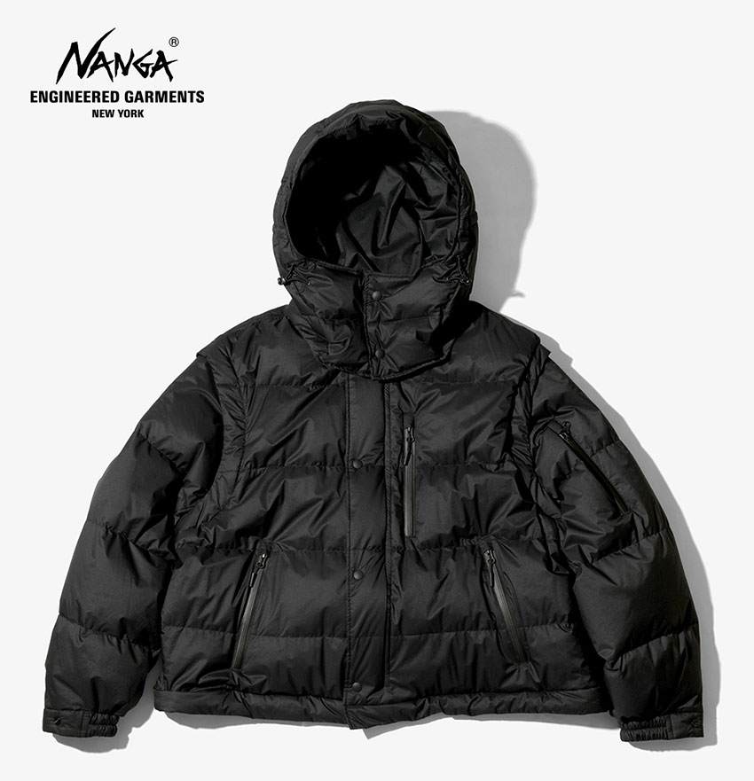 nanga engineered garments ダウン XS BLACK eV4.jpg