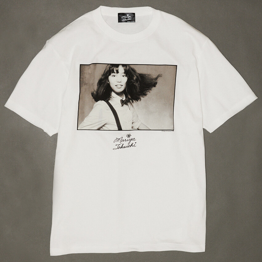世界初の“伝説的ジャケ写”を豪華プリント！竹内まりやのTシャツが激