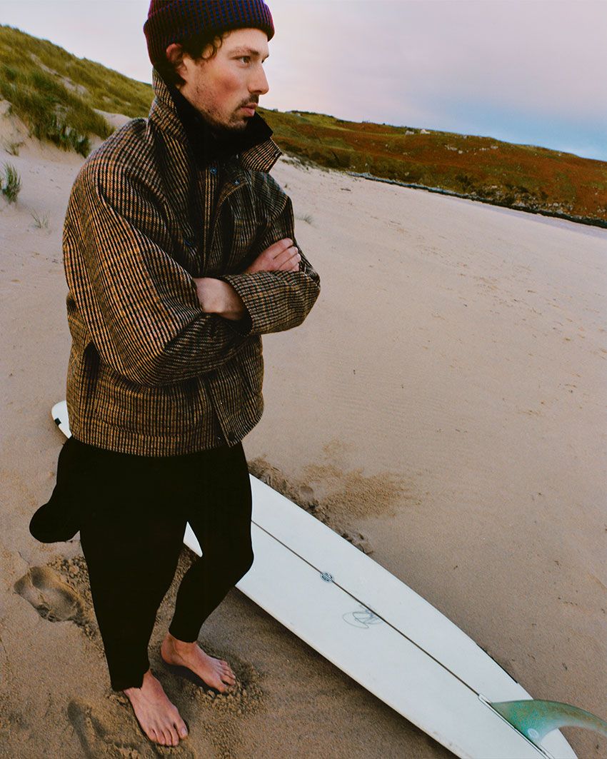 「Barbour Wool Wading Jacket」13万2000円／ノア×バブアー（ノア クラブハウス　03-5413-5030）