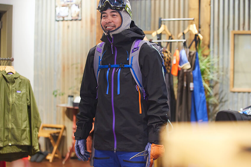 Patagonia GORE-TEX サスペンダー付き スノーボードウェア 青 BURTON バートン エーケー JK AK HELITACK GTX スノーボード ウェア