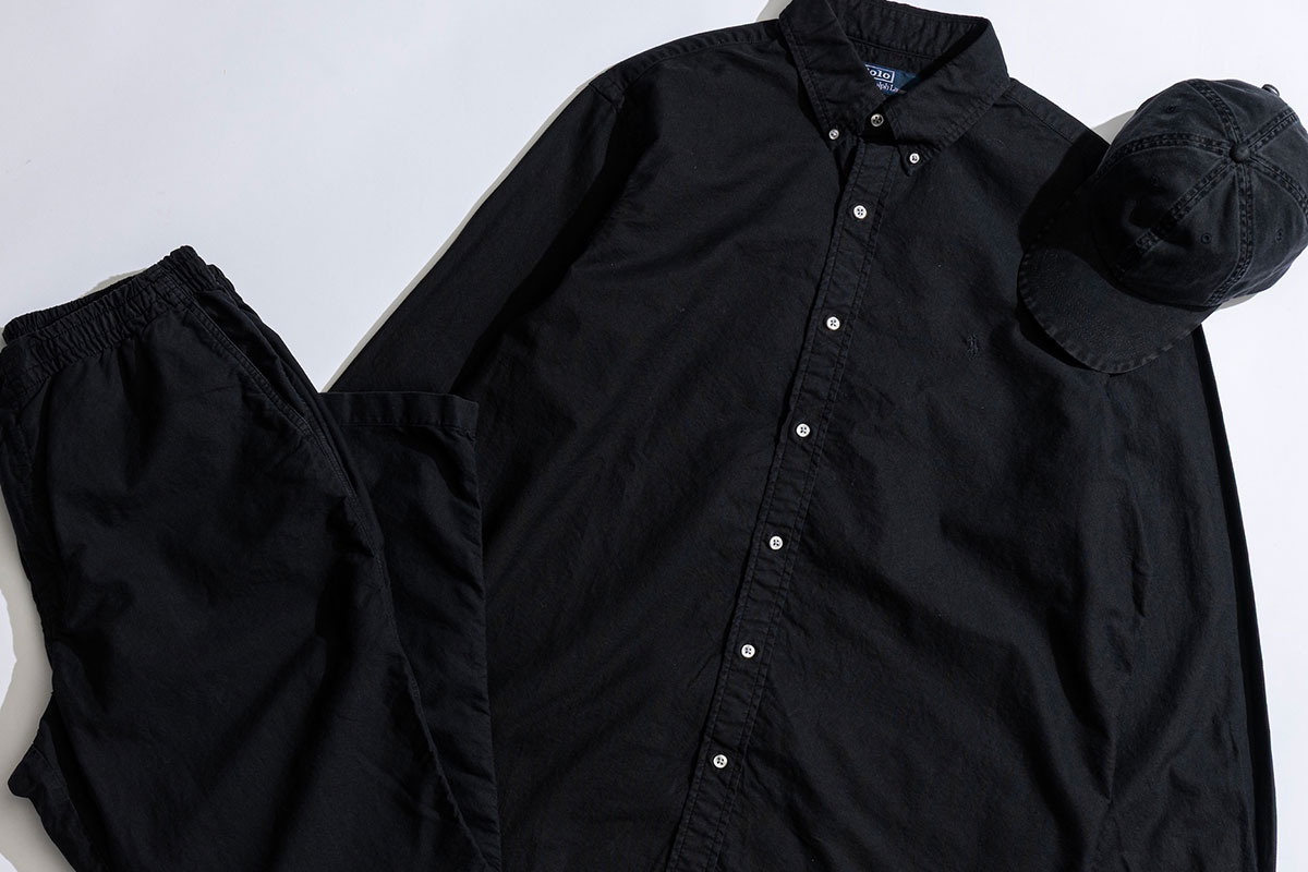 オールブラック＆ウォッシュ加工”のポロ ラルフ ローレン登場