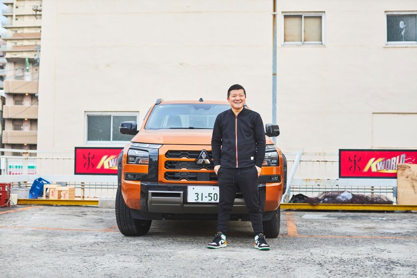 網膜剥離で「運転はできないけど……」。亀田大毅が愛車「三菱トライトン」と追う“夢” - 4枚目の画像