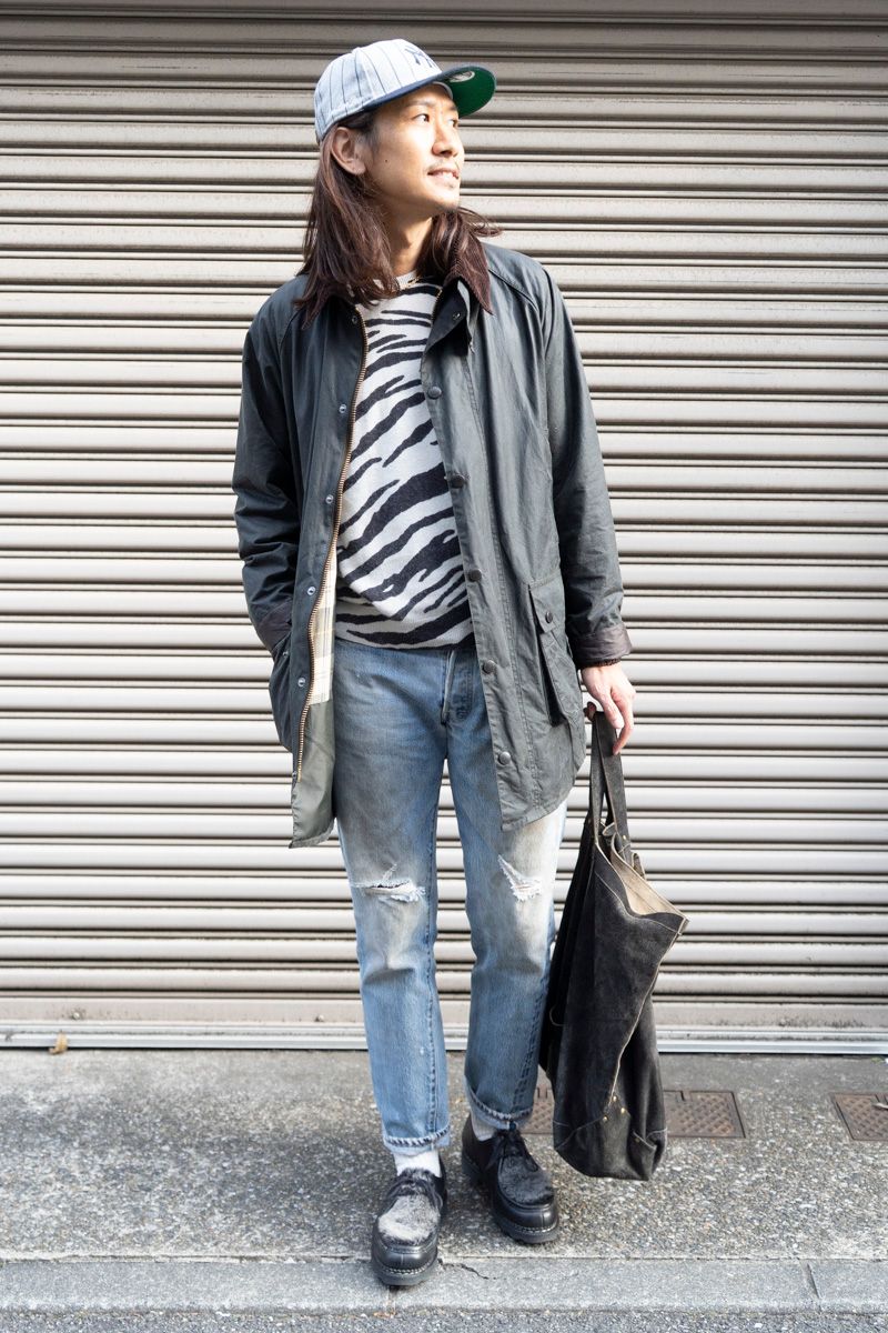 ジャケット＝バブアー