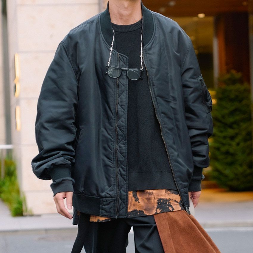 MA-1、シャカパン、セットアップetc.冬の「ユニクロ」コーデ。今季の洒落者たちの愛用品は…… - 1枚目の画像