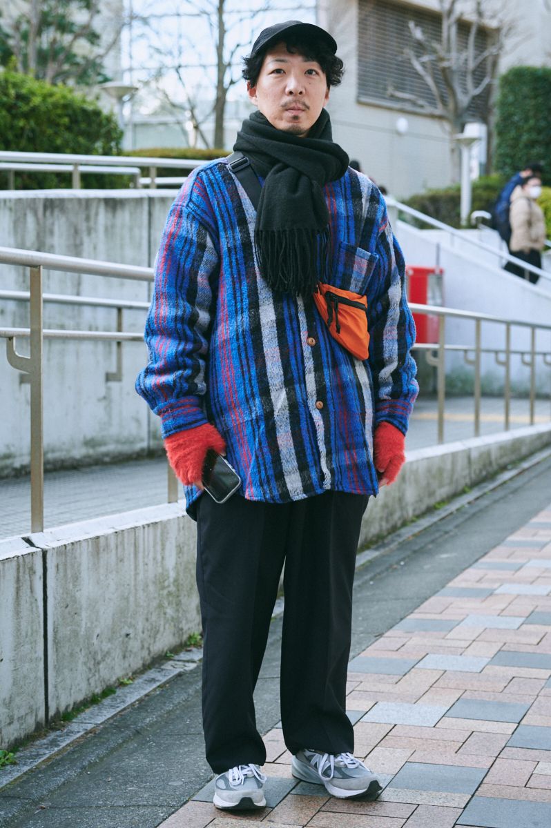 ジャケット、帽子＝ともに古着