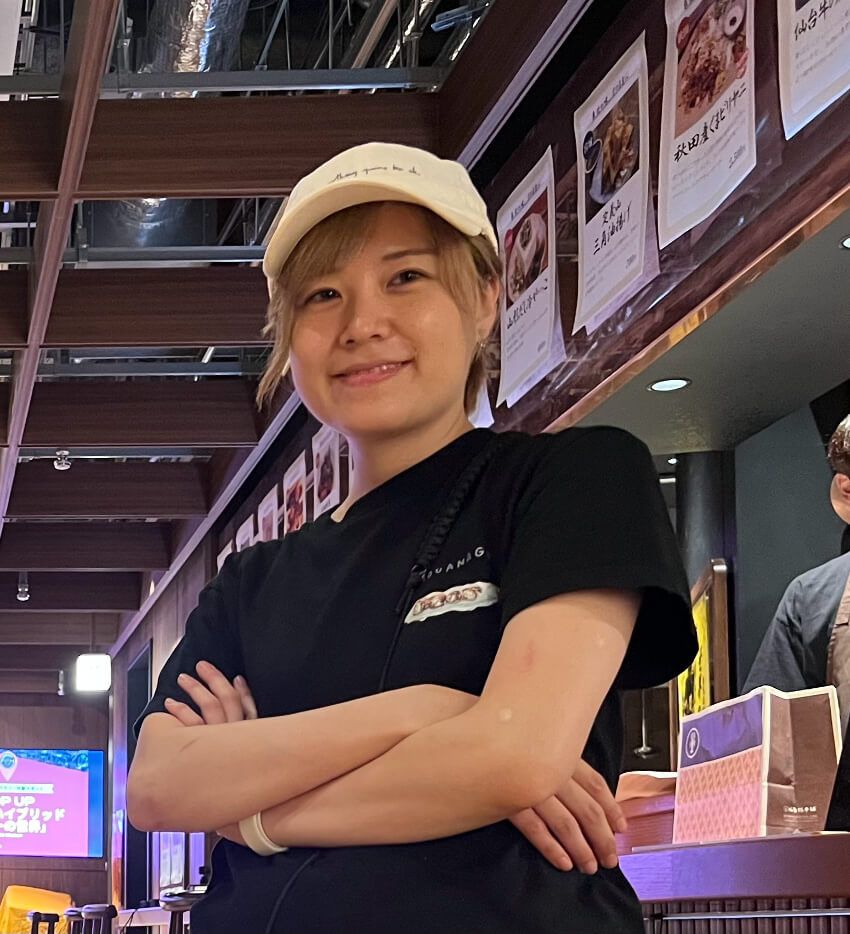 「星みや」の店主・星宮絢佳さん。イベントでご一緒したときに撮影したもの。