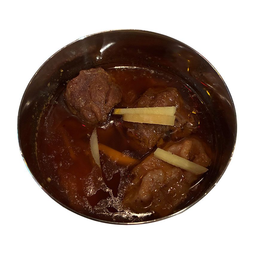 「牛すじ煮込み」400円。