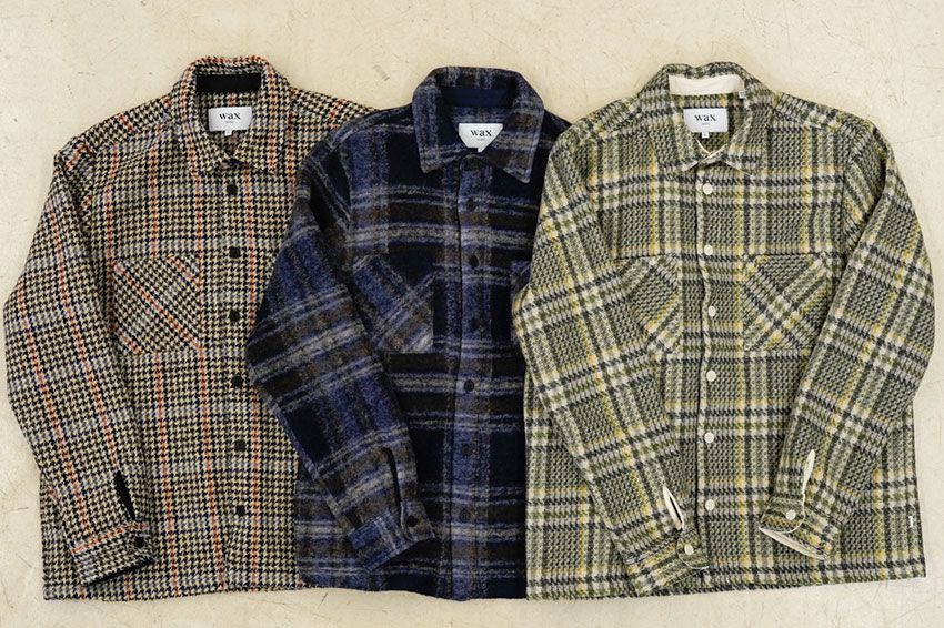 ウールのオーバーシ ャツ