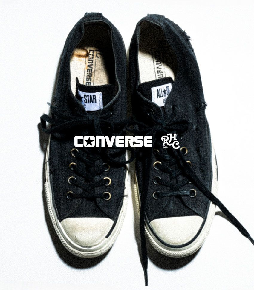 大人顔のブラック＆リップストップ仕様！コンバース「別注オールスター」がRHCから登場 - 5枚目の画像