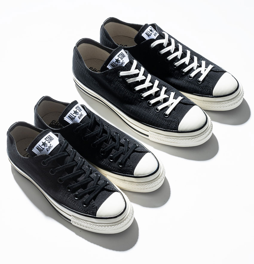 大人顔のブラック＆リップストップ仕様！コンバース「別注オールスター