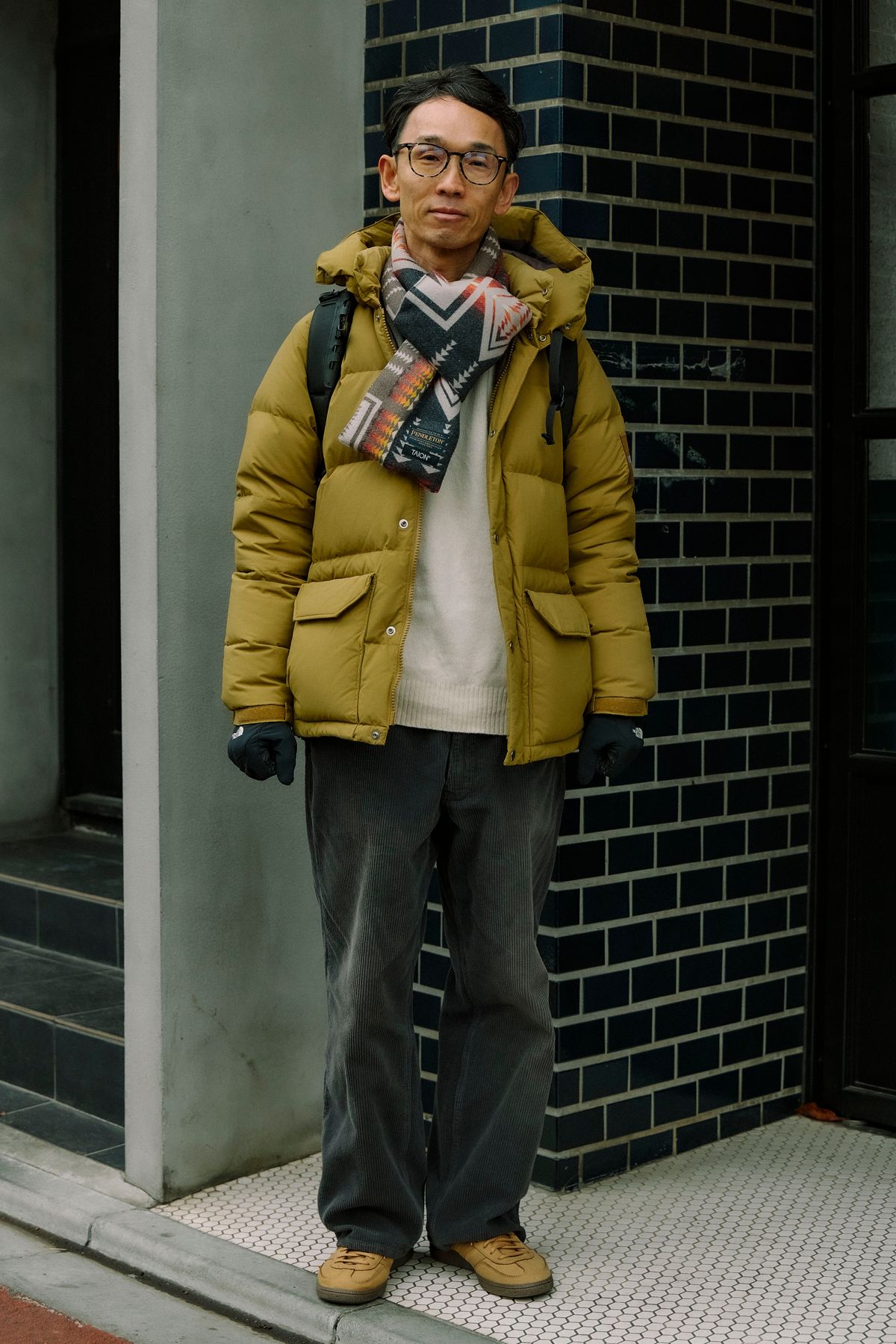 ダウンジャケット＝ザノースフェイス