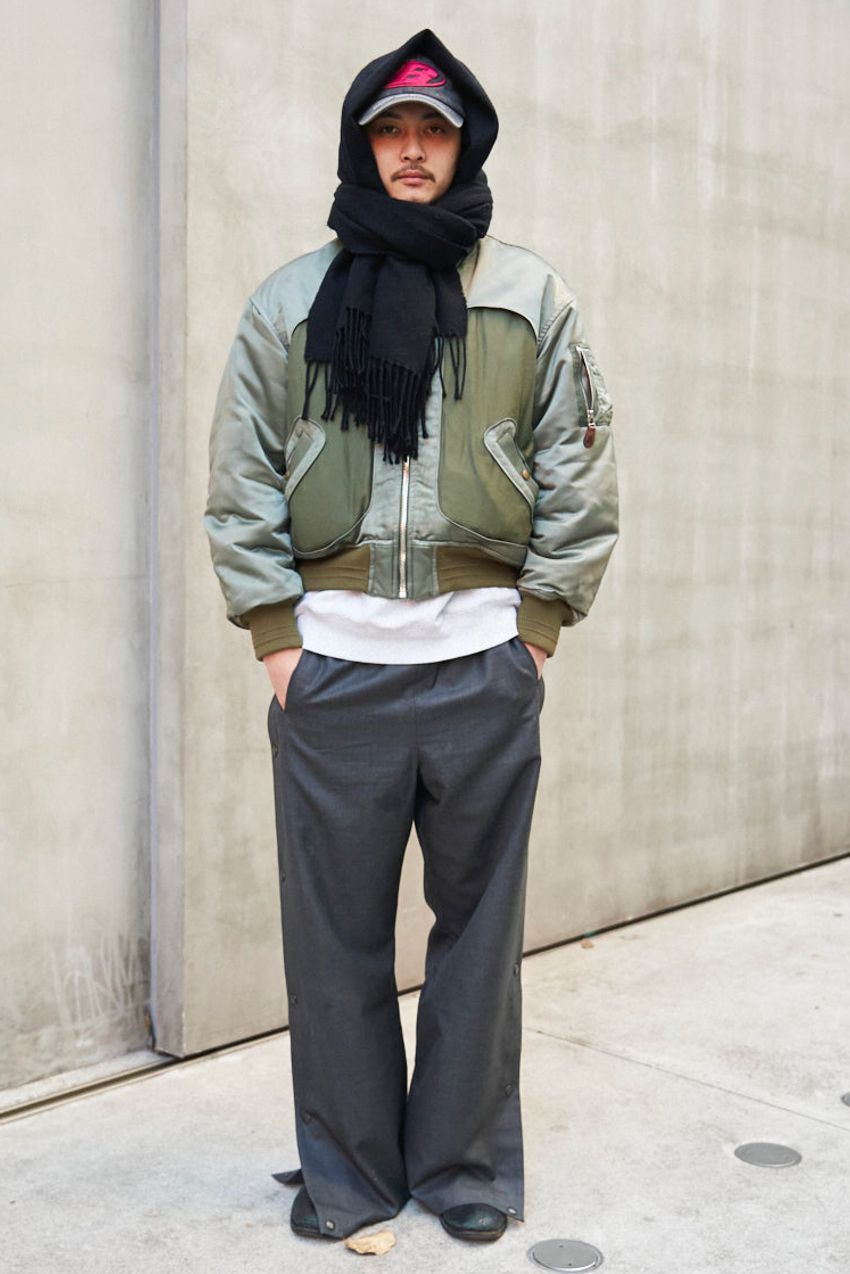 “革ジャン”か“MA-1”か。今季トレンド「短丈ジャケット」の選びと着こなしを5名のスナップで - 2枚目の画像