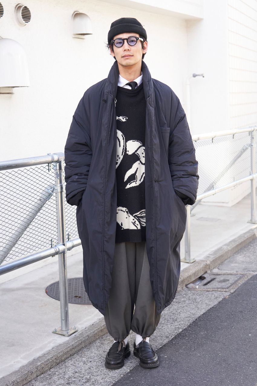 “オールブラックコーデ”は真冬こそ本領を発揮する！多彩に黒を遊んだ5人をピックアップ - 8枚目の画像