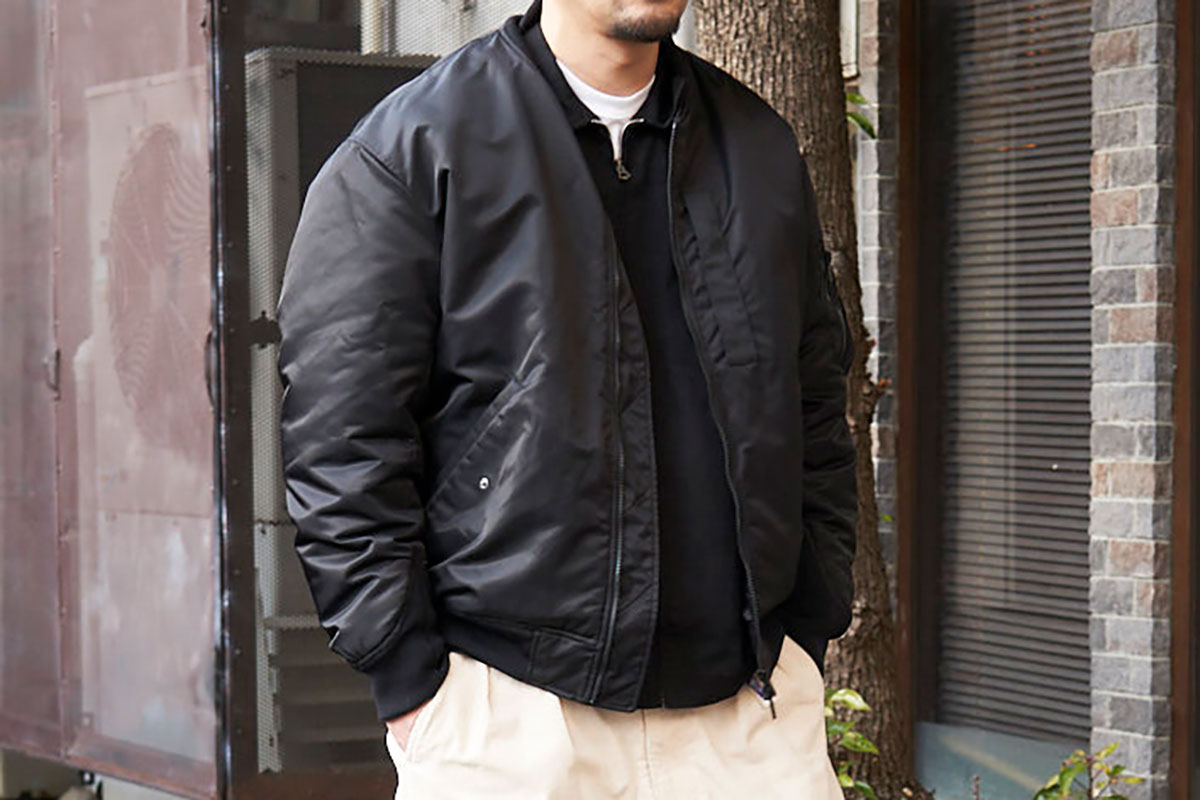 人気コラボ【バブアー×エンジニアードガーメンツ】短丈ショートジャケット MA-1 バブアー、ユニクロMA-1、革ジャンetc.トレンドの「短丈ジャケット