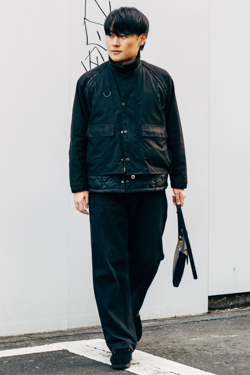 ジャケット＝バブアー×ヨーク×ジャーナルスタンダード