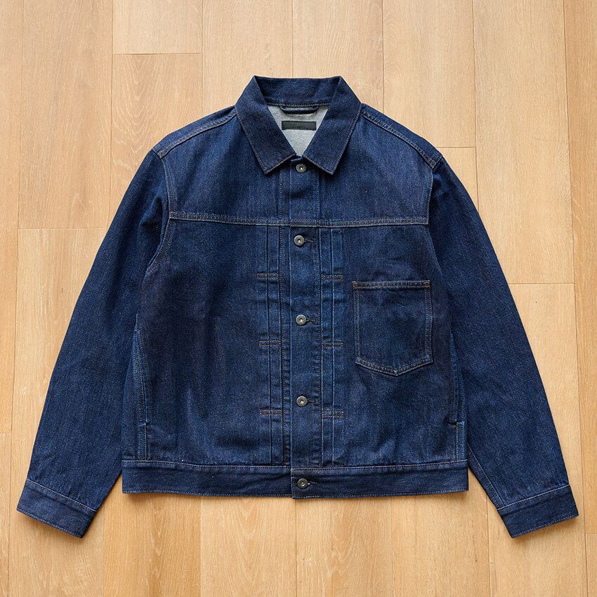 「デニムトラッカージャケット（68 BLUE）」5990円／ユニクロ