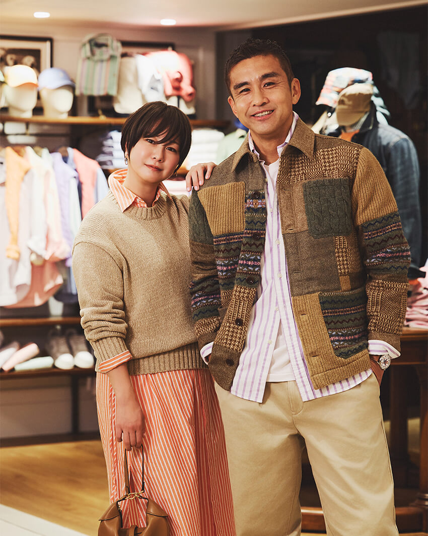密着ショップクルーズ】稲本潤一＆田中美保夫妻が“ラルフ ローレン西武
