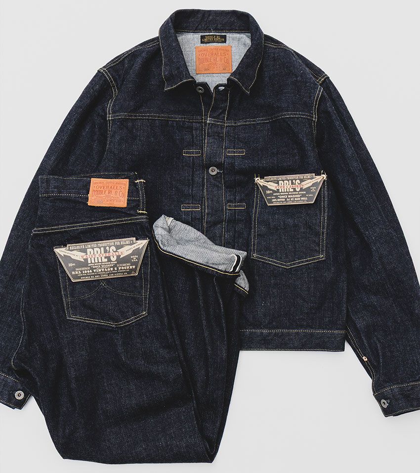 幻の“Tバック”仕様、1944モデルをサイズ感まで完全再現！アメカジ好き必見、新コラボデニム登場 - 1枚目の画像