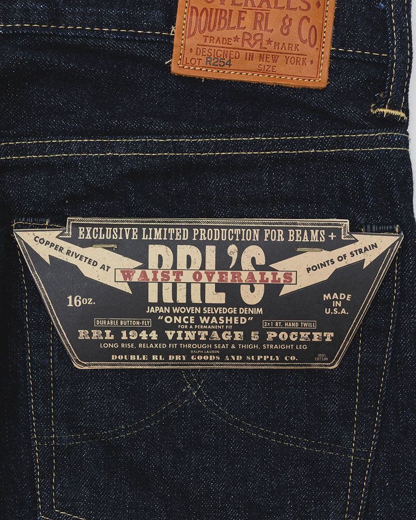 幻の“Tバック”仕様、1944モデルをサイズ感まで完全再現！アメカジ好き必見、新コラボデニム登場 - 2枚目の画像