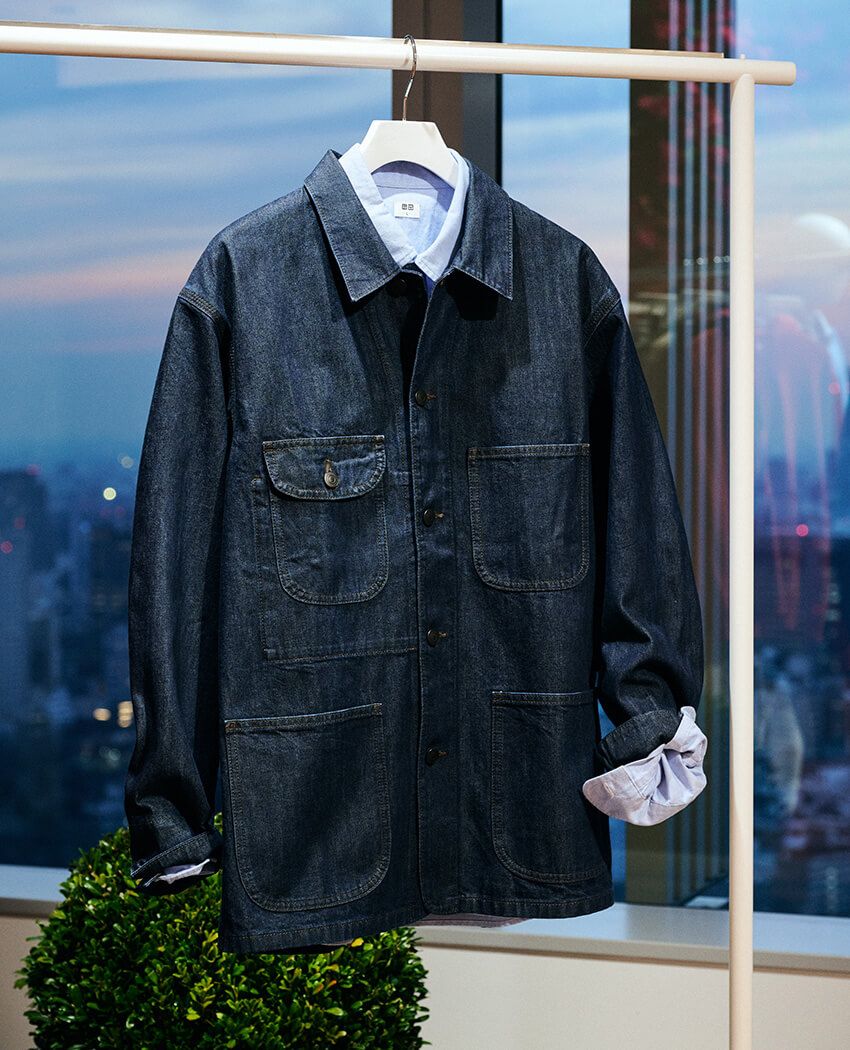 「ユーティリティジャケット/デニム」5990円／ユニクロ