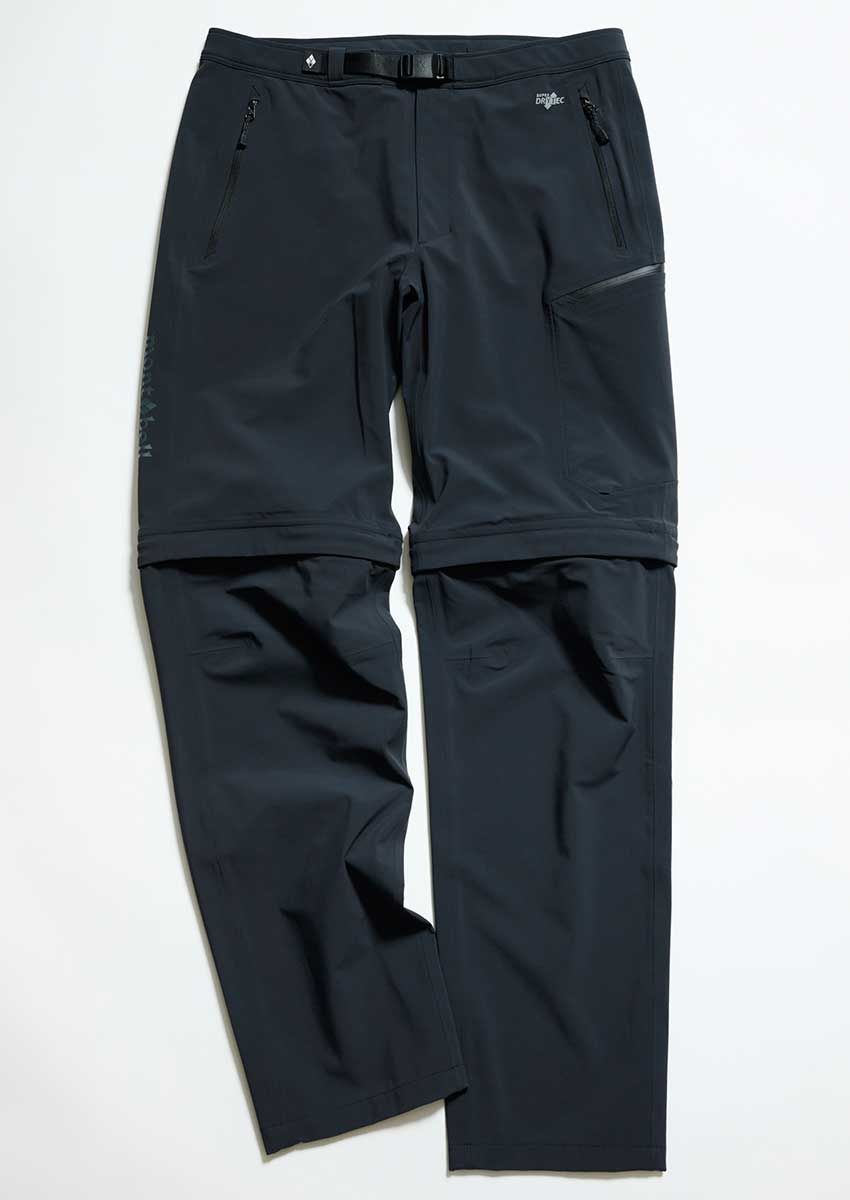 「マルチトラウザーズ ライト コンバーチブル Men’s」1万8000円／モンベル（モンベル・カスタマー・サービス　06-6536-5740）