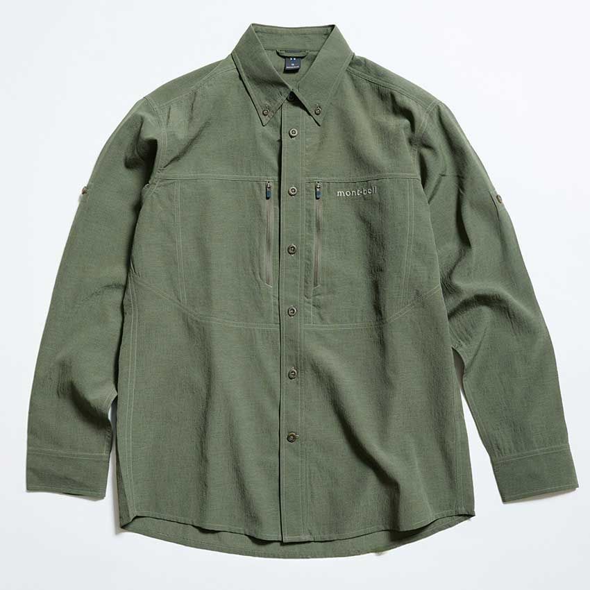 「WIC. ブリーズ メドーシャツ」8800円／モンベル（モンベル・カスタマー・サービス　06-6536-5740）