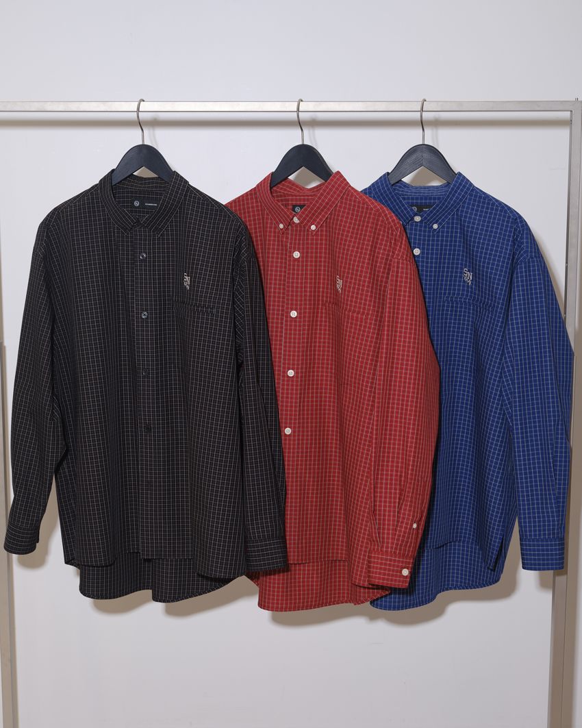 「ブロードチェックシャツ」2990円／GU×UNDERCOVER