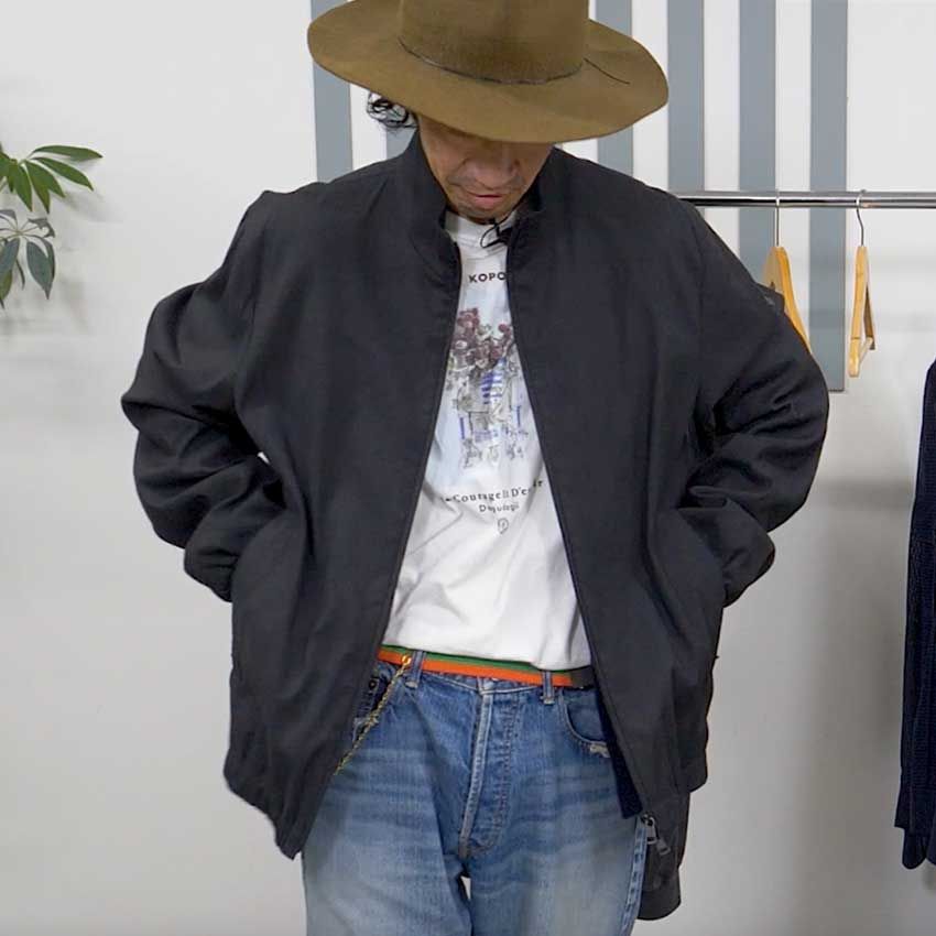 ハラ（178cm、60kg）は「モンクレール×ロンハーマン」のサイズ3（L相当）を着用