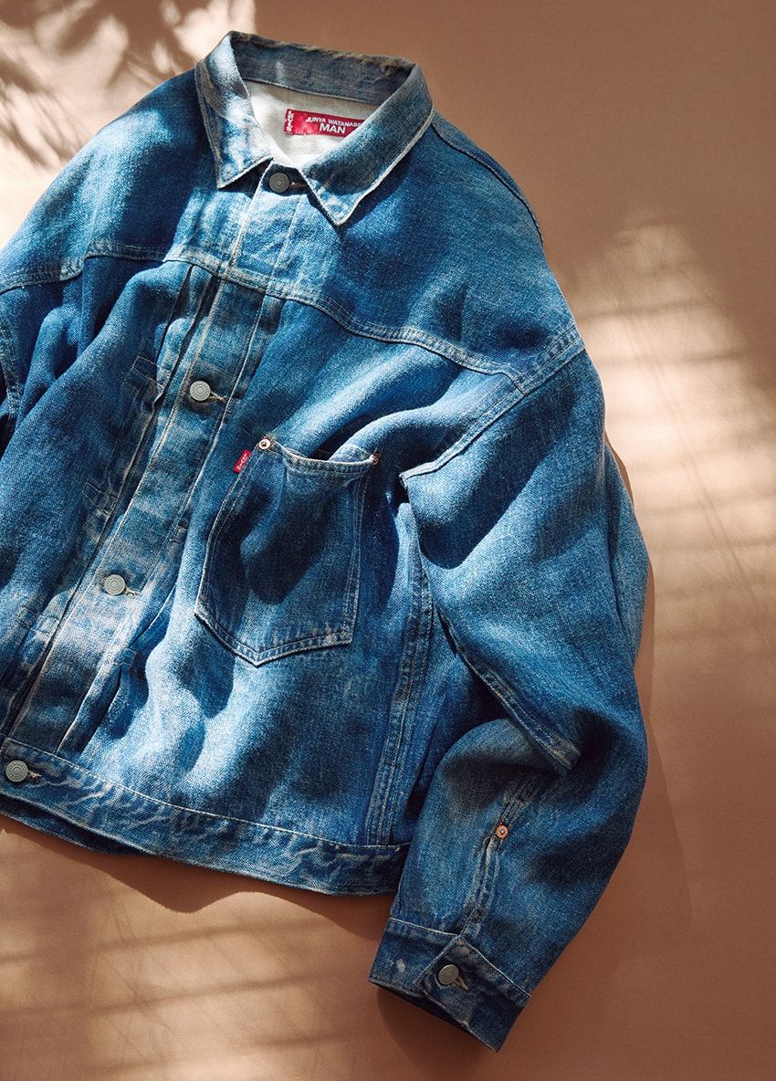 ジャケット11万円／eye ジュンヤ ワタナベ マン × ベルベルジン × リーバイス（コム デ ギャルソン　03-3486-7611）