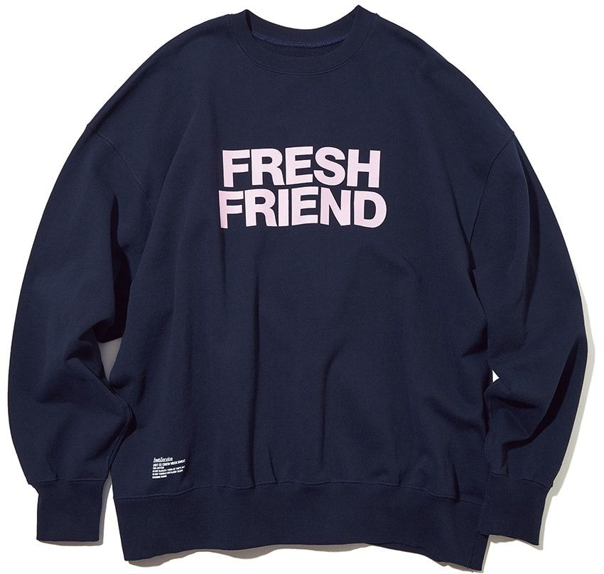 スウェットシャツ 1万7600円／フレンド エディションズ × フレッシュサービス（フレッシュサービス ヘッドクオーターズ　03-5775-4755）