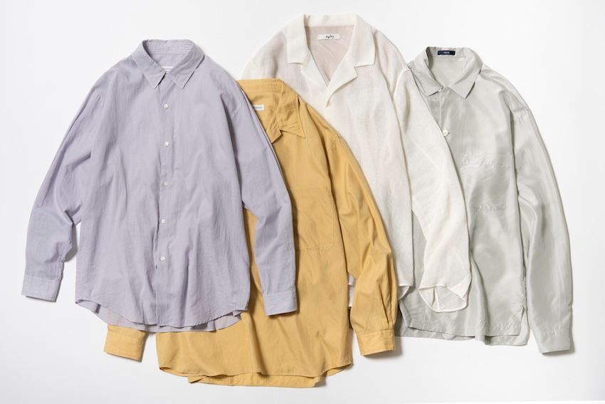 （左から）3万5200円、5万600円／ともにキャプテン サンシャイン　03-6712-6830、3万5200円／サバイ（イボルブ　03-6823-5074）、5万3900円／イレーヴ　03-5785-6447