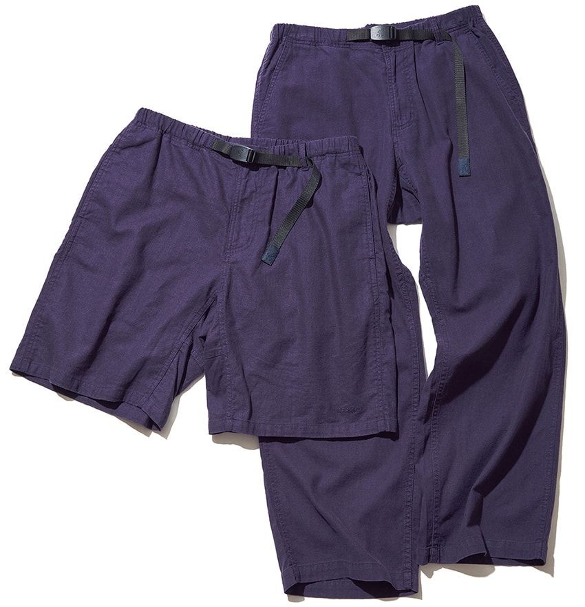 パンツ 1万7600円、ショーツ 1万5400円／ともにグラミチ × シップス（シップス　0120-444-099）