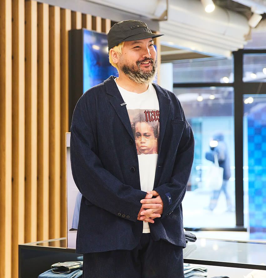 篠原美童さん●アメカジや古着のみならずストリートにも精通し、野球アイテムを取り入れた彼の着こなしは是非とも参考にしたいところ。