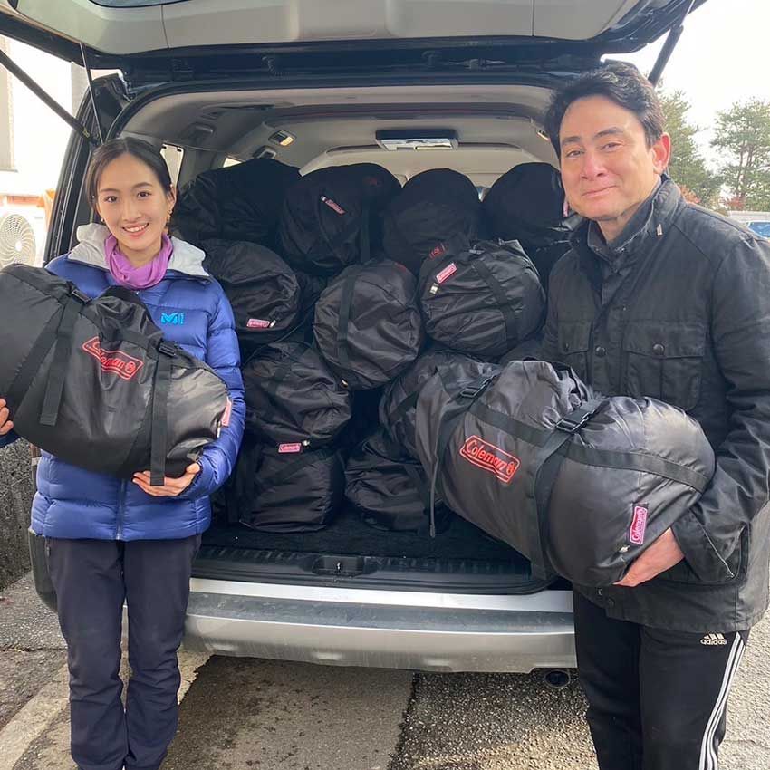 2024年能登半島地震寝袋支援