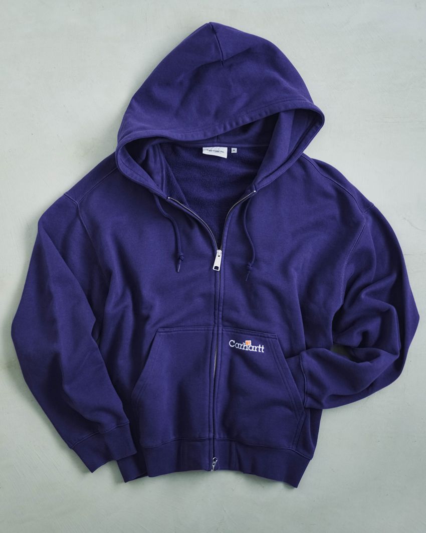「フーデッドWIPラベルスウェットジャケット」2万7500円／カーハート WIP（Carhartt WIP Store Harajuku　03-3402-9810）