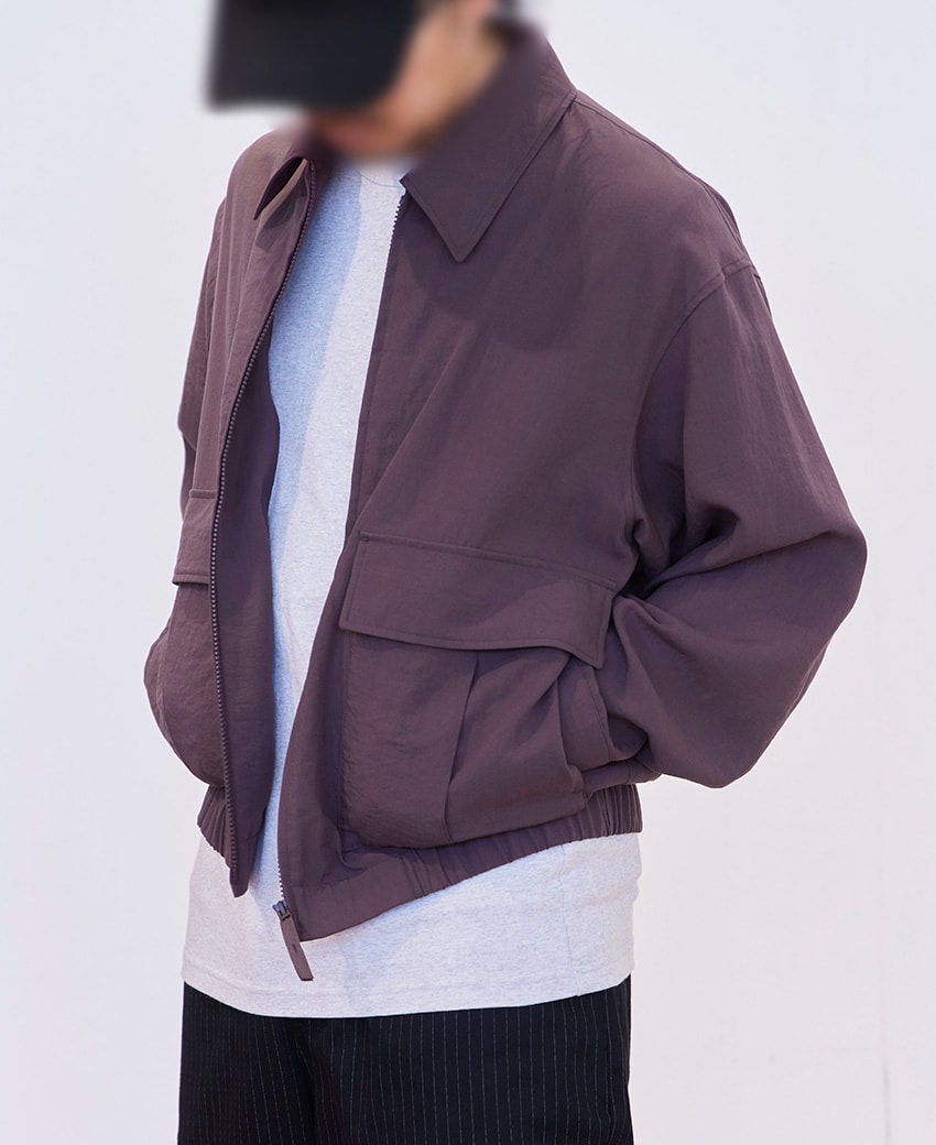 ユニクロu UNIQLO U ショートブルゾン　2026 SS パープル　74 UNIQLO U Short Blouson Purchase Review! [UNIQLO U Spring/Summer