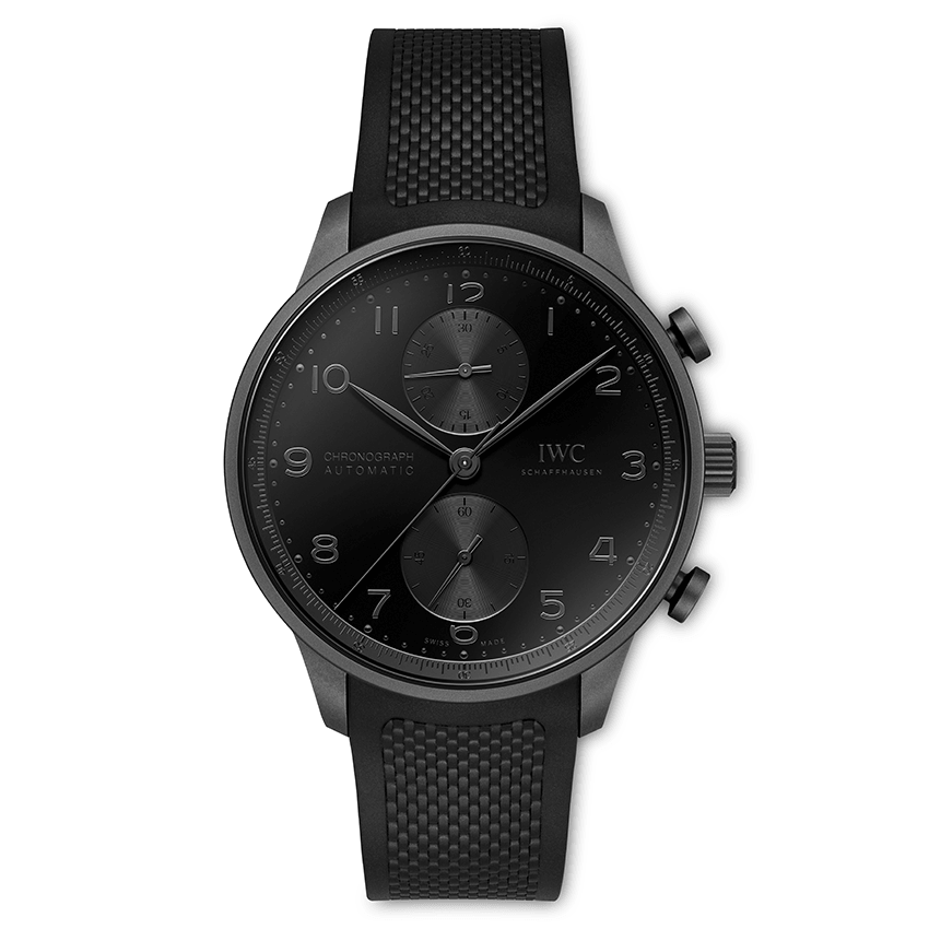 「ポルトギーゼ・クロノグラフ・セラタニウム」世界限定1500本。セラタニウムケース、41㎜径、自動巻き。220万3300円