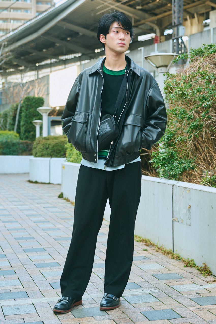 レザージャケットも「短丈」が今っぽい！春もトレンド確定なコーデ好例5選 - 3枚目の画像