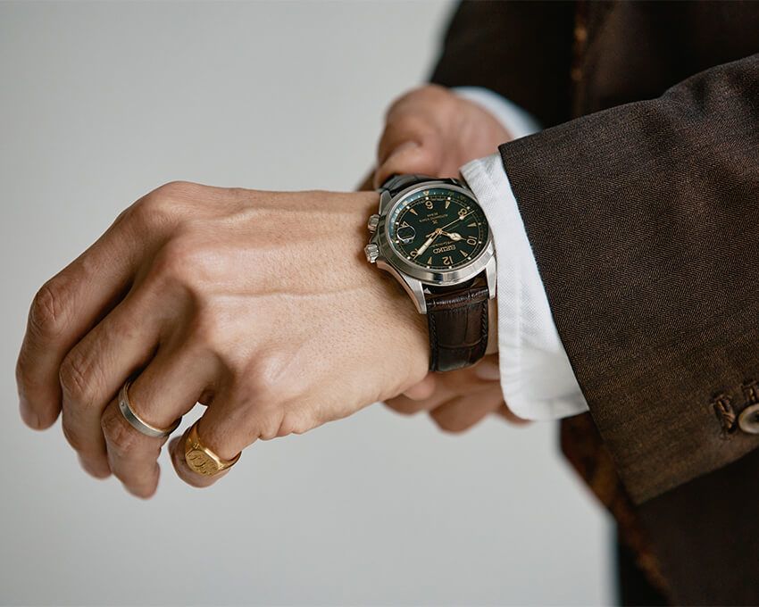 セイコー プロスペックス「アルピニスト メカニカル」。SSケース、46.4 39.5㎜径、自動巻き。12万6500円