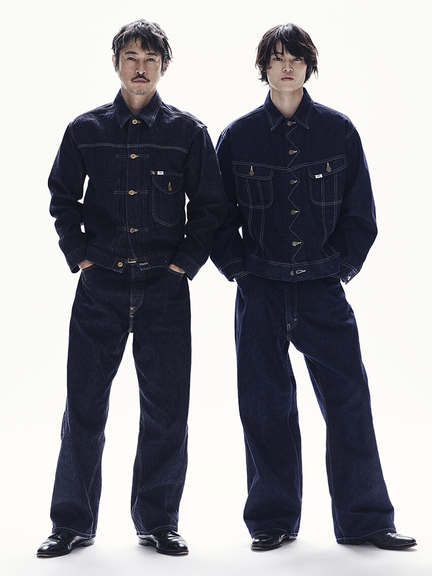窪塚洋介＆愛流が親子でジーンズコーデを披露。名作デニム「Lee 101