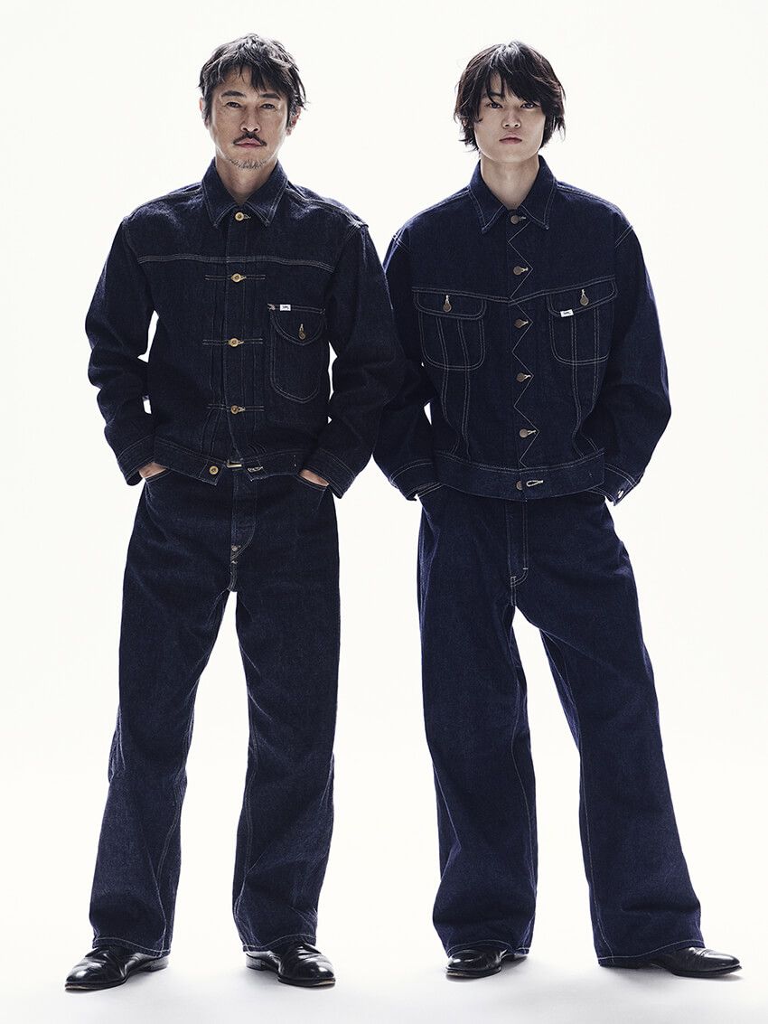 窪塚洋介＆愛流が親子でジーンズコーデを披露。名作デニム「Lee 101」101周年コレクションが登場！ - 1枚目の画像